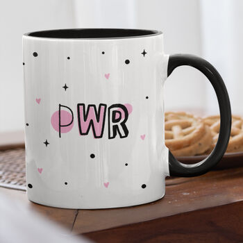 Power Polka Dot Mug Gift For Her Birthday, 2 of 2