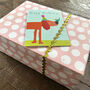 Mini Dog And Bird Birthday Card, thumbnail 2 of 4