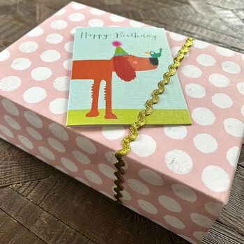 Mini Dog And Bird Birthday Card, 2 of 4