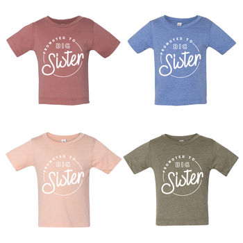 Promoted To Big Sister T Shirt, 3 of 8
