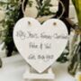 Personalised Golden Wedding Anniversary Gift Heart, thumbnail 6 of 6