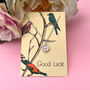 Good Luck Sterling Silver Mini Sunflower Necklace, thumbnail 5 of 10