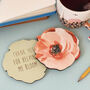 Personalised Flower Coaster Teacher Gift, thumbnail 7 of 11