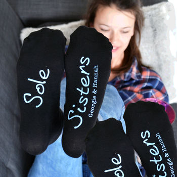 Sole Sister Personalised Women's Socks, 3 of 3