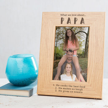 Personalised Daddy Photo Frame From Son Daughter, 2 of 7