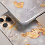 Golden Clouds Marble Case For iPhone, thumbnail 3 of 4