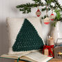 Oh Christmas Tree Cushion Intermediate Crochet Kit, thumbnail 1 of 10