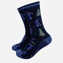 Winter Golf Men's Bamboo Socks Navy Blue, thumbnail 1 of 4