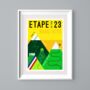 *Personalised* Etape Du Tour 2023 – Cycling Print, thumbnail 4 of 4