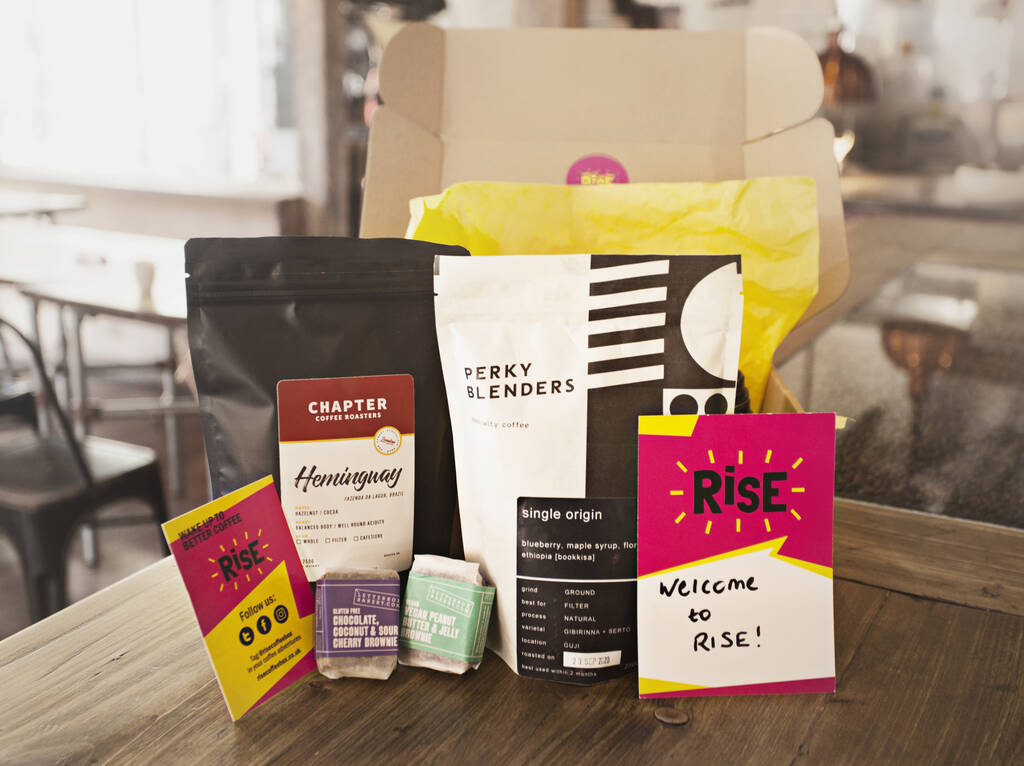 Gourmet Coffee Gift Box By Rise Coffee Box