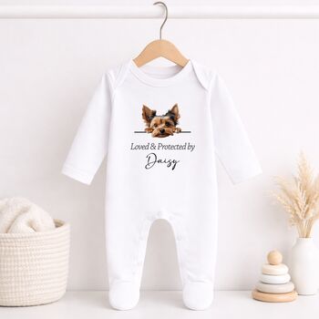 Personalised Dog Baby Grow, Vest Or T Shirt, 2 of 10