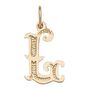 Gothic Initial Pendant, thumbnail 12 of 12