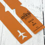 Adventure Begins Personalised Leather Luggage Tag, thumbnail 2 of 3
