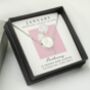 Personalised Birth Flower Necklace And Box, thumbnail 4 of 7