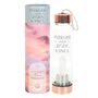 Clear Quartz Body And Soul Glass Water Bottle, thumbnail 3 of 4
