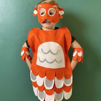 Felt Goldfish Costume For Kids And Adults, 10 of 11