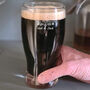Pair Of Anniversary Beer Glasses, thumbnail 3 of 3