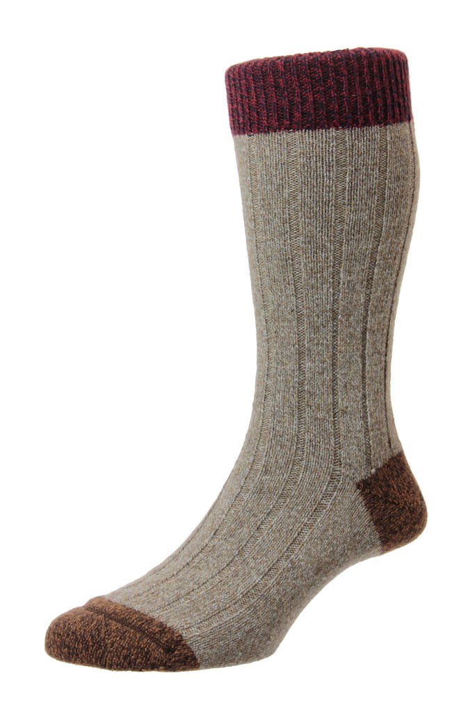 Men's Merino Wool Burghley Socks By British Boxers