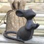 Cast Iron 'Talking' Mouse Ornament In Gift Pouch, thumbnail 1 of 4