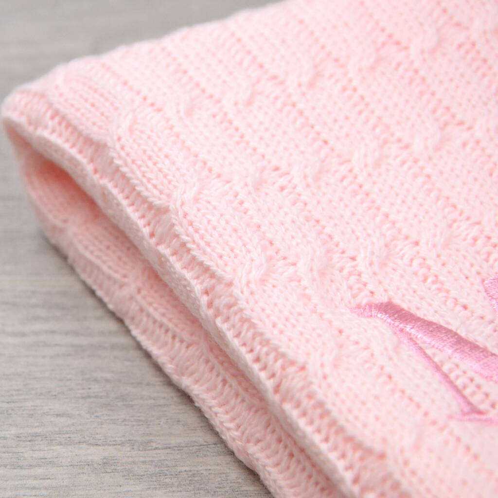 pink teddy blanket