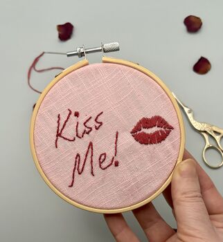 Mini Valentine's Embroidery Kit Set Of Three, 3 of 3