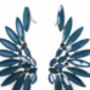 Vintage Glass Angel Wing Earrings, thumbnail 11 of 12