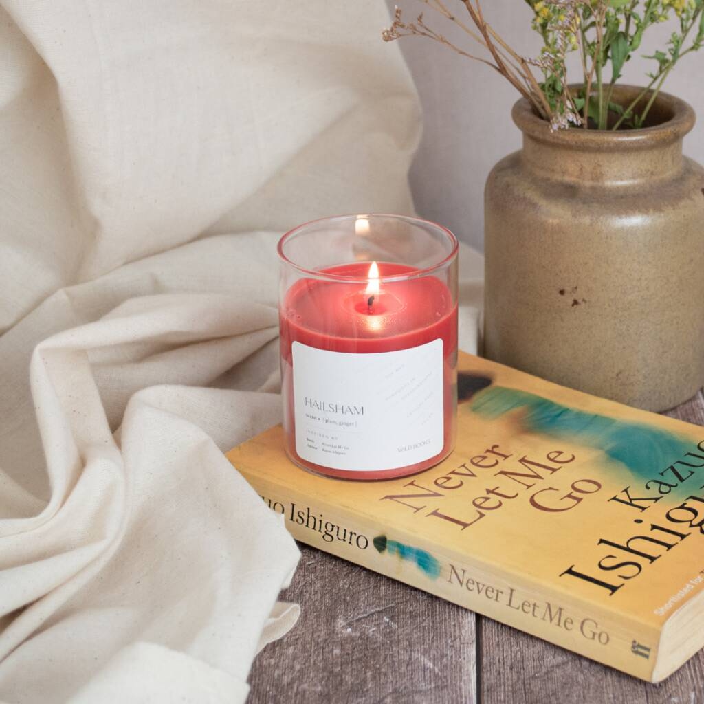 Hailsham Never Let Me Go Scented Book Candle By Wild Books