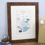 Whisky Map Of Distillery Regions In Scotland Print, thumbnail 9 of 9