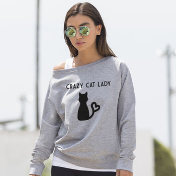 Sweatshirt Crazy Cat Lady, 5 of 5