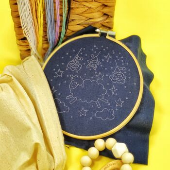 'Everlasting Flowers' Make Your Own Embroidery Kit, 7 of 8