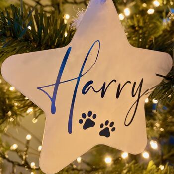 Personalised Pet Christmas Tree Decoration, 2 of 8