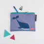 Blue Whale And Fish Purse Or Pencil Case, thumbnail 2 of 6