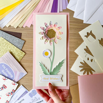 Sunshine Florals Card Making Kit | Iris Folding, 4 of 6