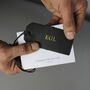 'Henson' Men's Roll Hanging Leather Wash Bag In Black, thumbnail 4 of 9