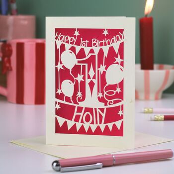 Personalised First Birthday Card, 4 of 6