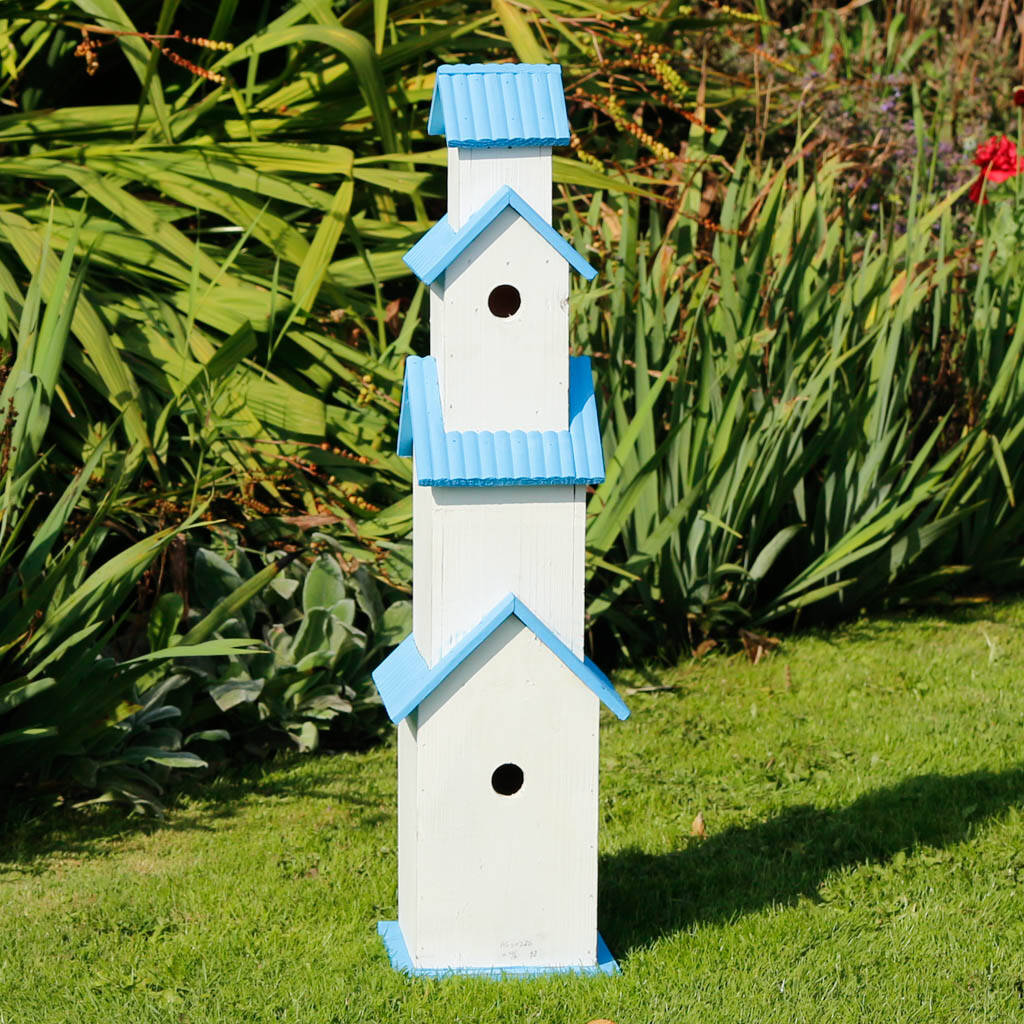 Tall Free Standing Garden Bird House By Dibor