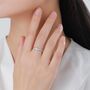 Sterling Silver Double Snake Ring, thumbnail 4 of 12