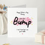 Personalised Mummy To Be Mother’s Day Card From The Bump First Mother’s Day Gift, thumbnail 3 of 6