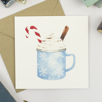 Hot Chocolate Christmas Cards Pack Of Four, 2 of 3