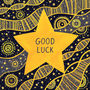 A Magical Starry 'Good Luck' Card, thumbnail 3 of 3