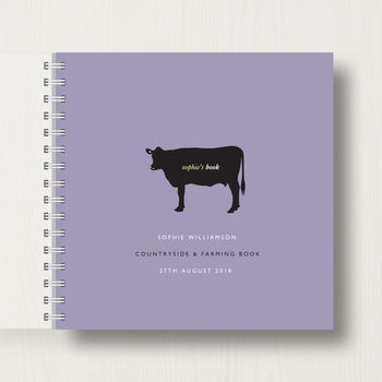 Personalised Cow Lover's Book Or Album, 9 of 11