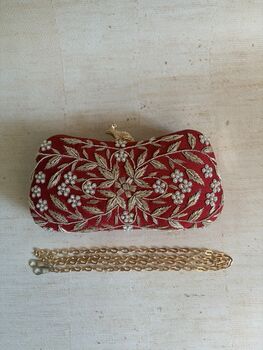 Red Frog Clasp Clutch, 9 of 9
