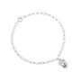 Silver Acorn Charm Bracelet, thumbnail 2 of 3