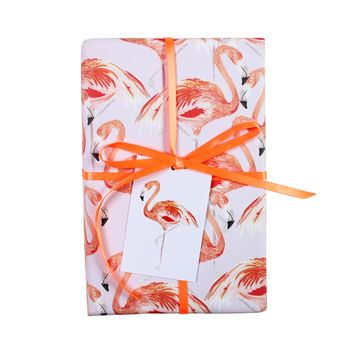 Flamingo Eco Recycled Wrapping Paper Pack, 7 of 7