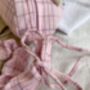 Pink Tartan Ruched Crossbody Bag, thumbnail 6 of 7