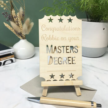 Personalised Master Degree Card, 6 of 10