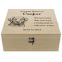 Personalised Dog Breed Memorial Large Keepsake Box, thumbnail 5 of 6