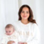 Child's Mini Est Personalised Embroidered Sweatshirt Jumper With Optional Matching Mama, thumbnail 5 of 12