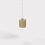 Brass Knurled Blind Pull In Gold, thumbnail 1 of 4