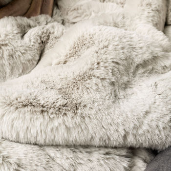 Charley Chau Faux Fur Dog Blanket In Silver Mink, 2 of 5